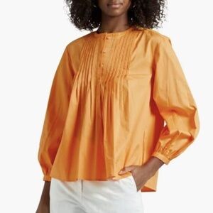 Derek Lam 10 Crosby August Pleated Blouse